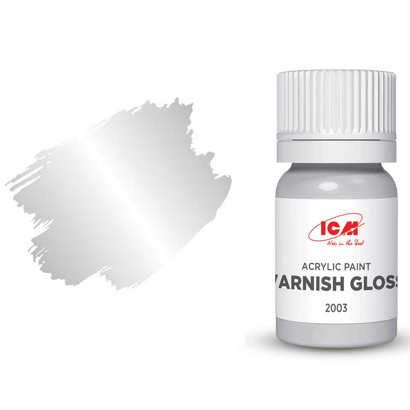 ICM Acrylic Paint - Varnish Gloss (12ml) 2003