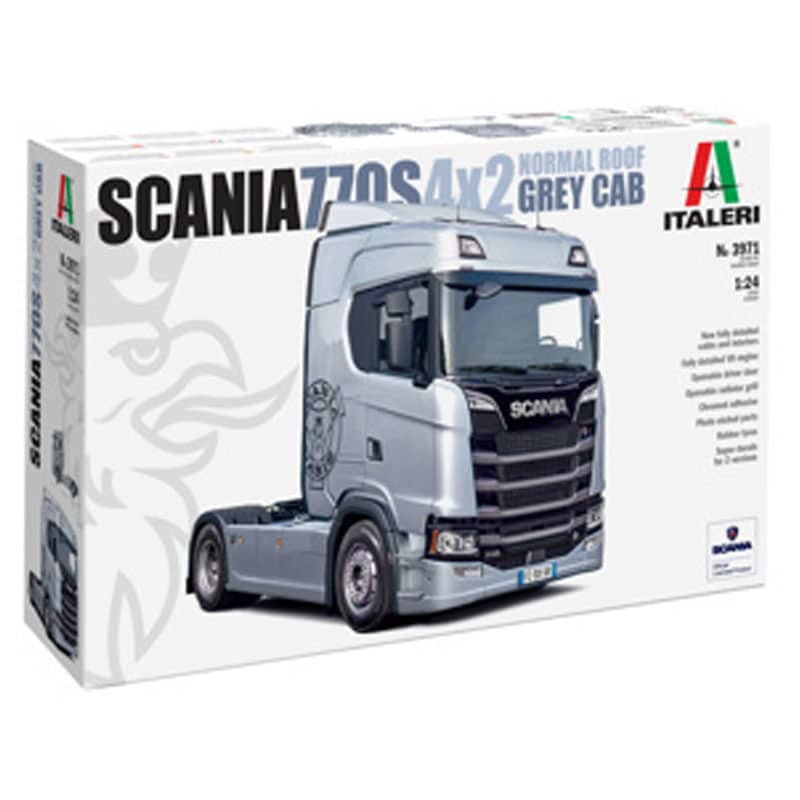 Italeri Scania S770 4x2 Normal Roof "Grey Cab" (1/24) 3971
