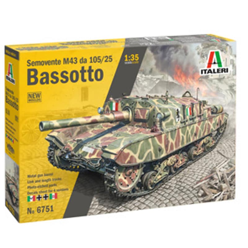 Italeri Semovente M43 da 105/25 Bassotto (1/35) 6751
