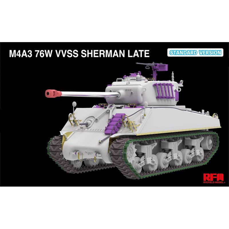 Rye Field Models M4A3 Sherman 76W VVSS Late Standard (1/35) RM5132