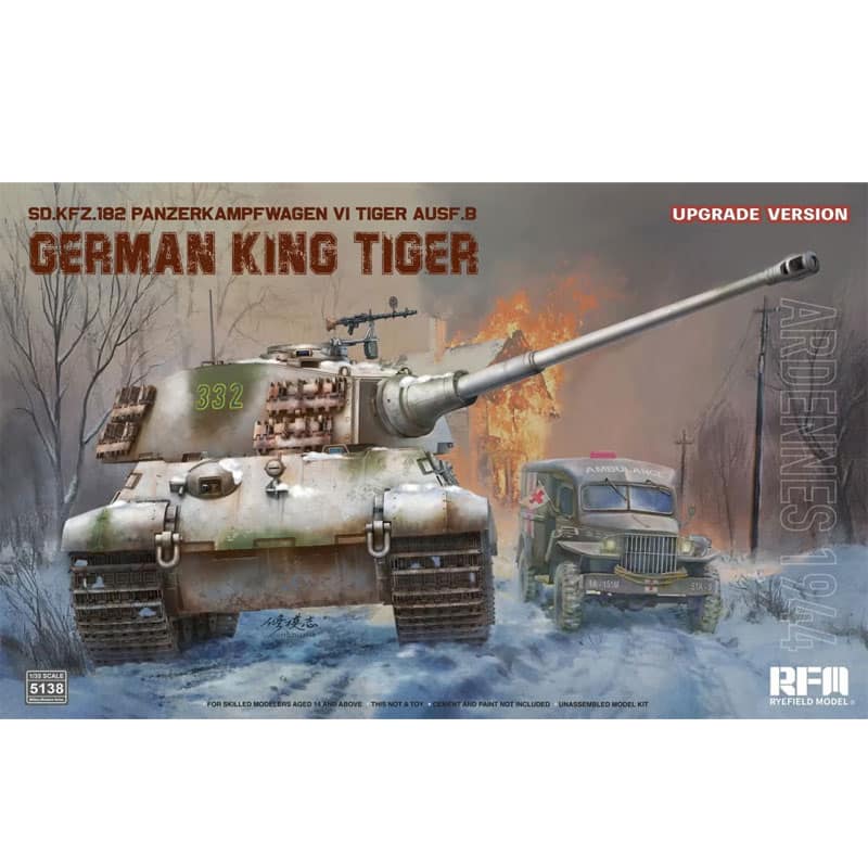 Rye Field Models King Tiger Ardennes 1944 Upgrade (1/35) RM5138