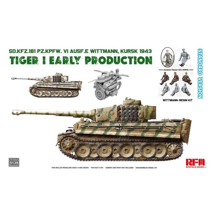 Rye Field Models Tiger I Kursk 1943 Standard (1/35) RM5139
