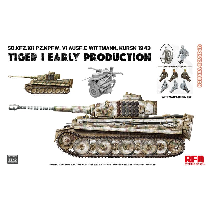Rye Field Models Tiger I Kursk 1943 Upgraded (1/35) RM5140