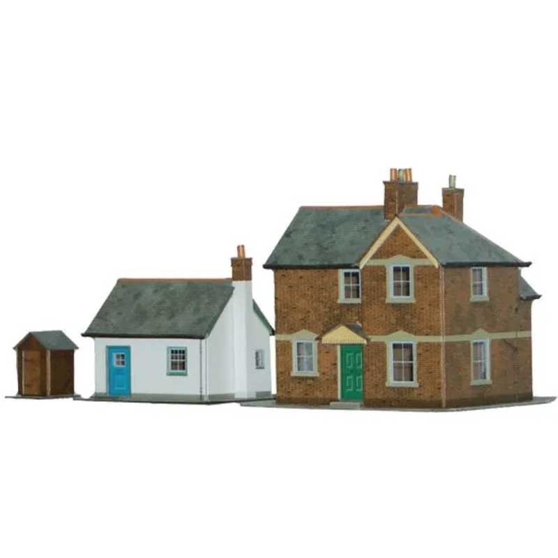1/72 (HO/OO) Station Master House & Crossing Cottage Superquick SQA11
