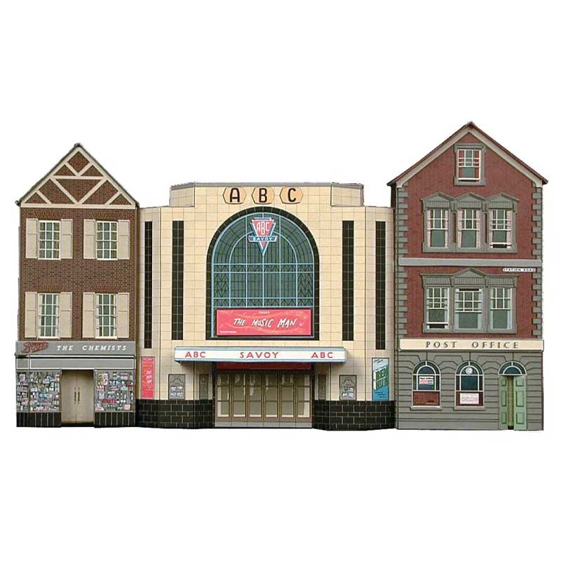 1/72 (HO/OO) Cinema, Post Office & Shop Superquick SQC2