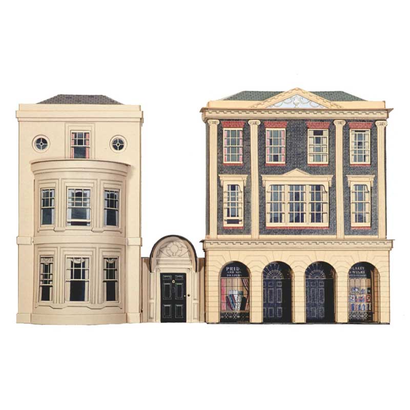1/72 (HO/OO) Regency Period Shops & House Superquick SQC4