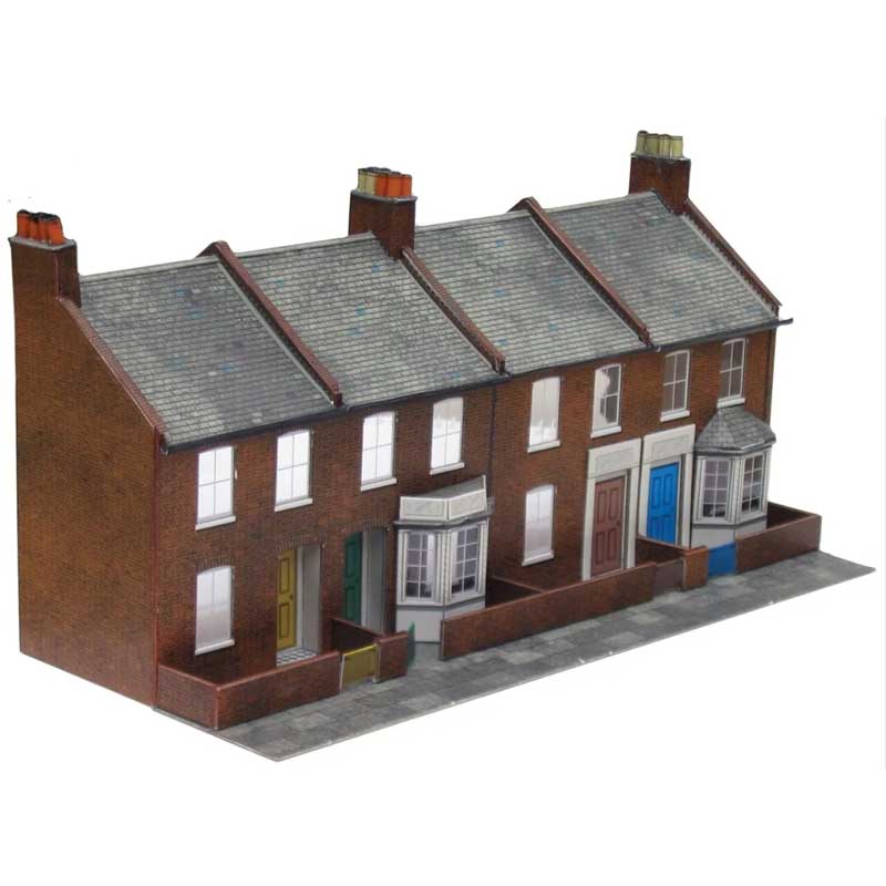 1/72 (HO/OO) Terrace Fronts (Red Brick) Superquick SQC6