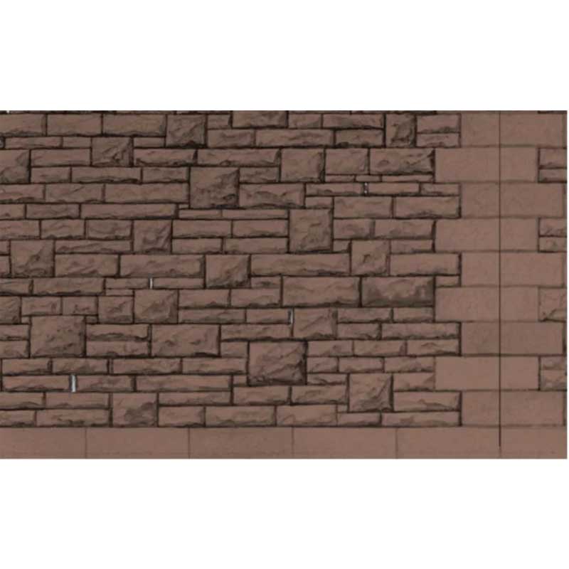 1/72 (HO/OO) Red Rubble Walling Superquick SQD13