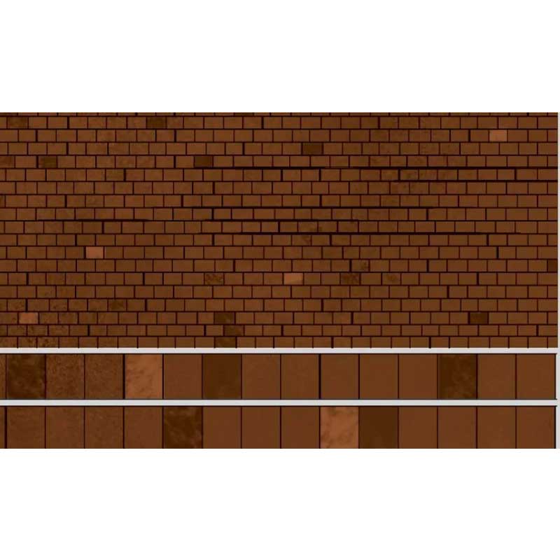 1/72 (HO/OO) Red Roof Tiles Superquick SQD4