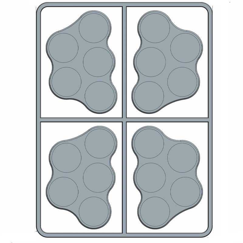 Victrix Skirmish Movement Trays (25mm) VXB008