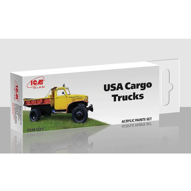ICM Paint Set - USA Cargo Trucks 3019