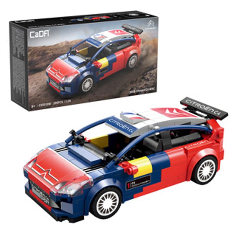 1/24 2008 Citroen C4 WRC - 296 pcs CaDA Bricks C55033W