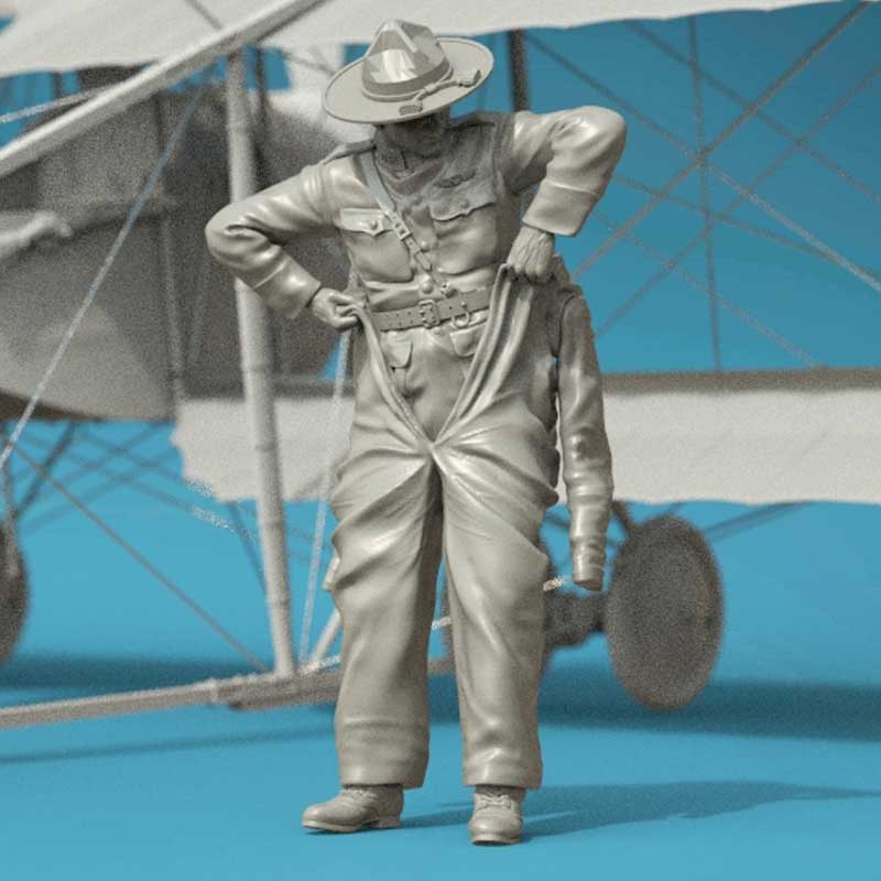 Copper State Models US Army Airman Almost In A Suit (1/32) F32-056