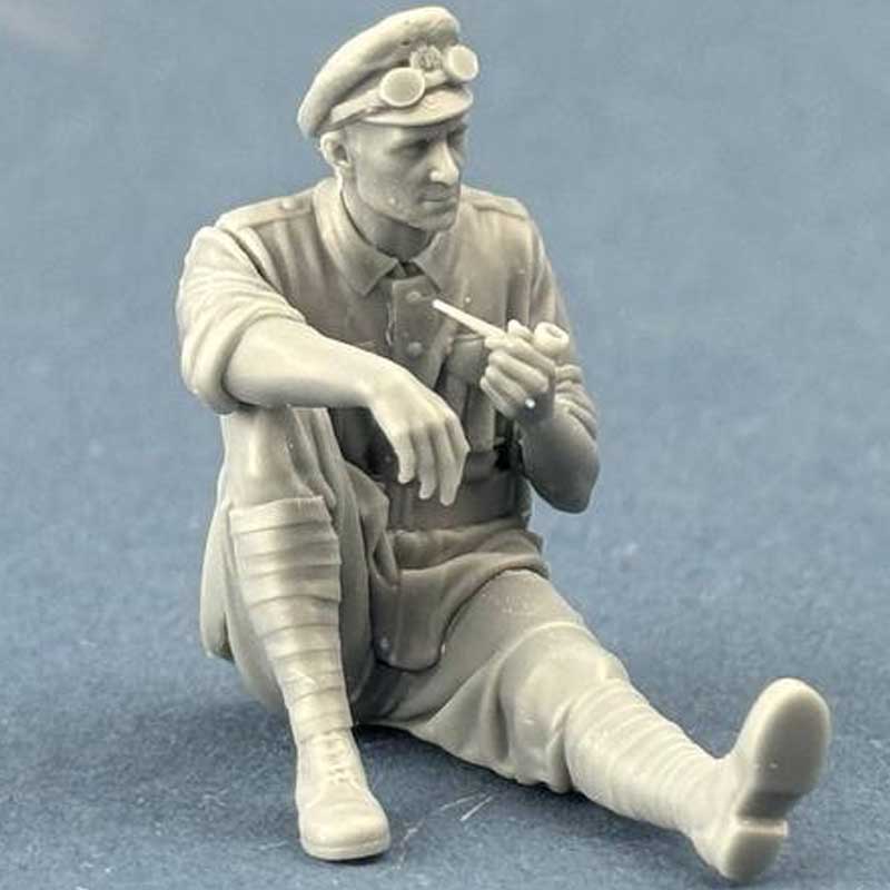 Copper State Models British Dispatch Rider Smoking Pipe (1/32) F32-067