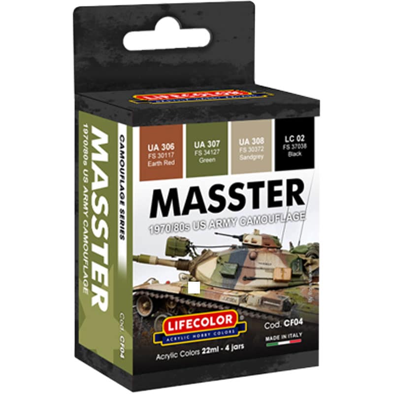 LifeColor MASSTER US Army Camouflage Set CF04