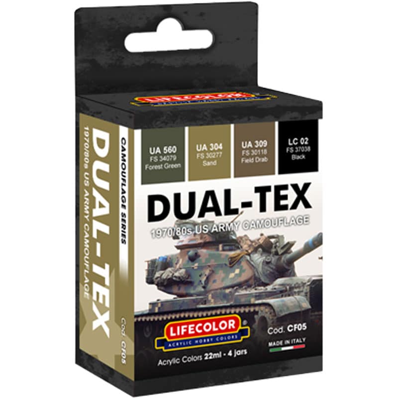 LifeColor DUAL-TEX US Army Camouflage Set CF05