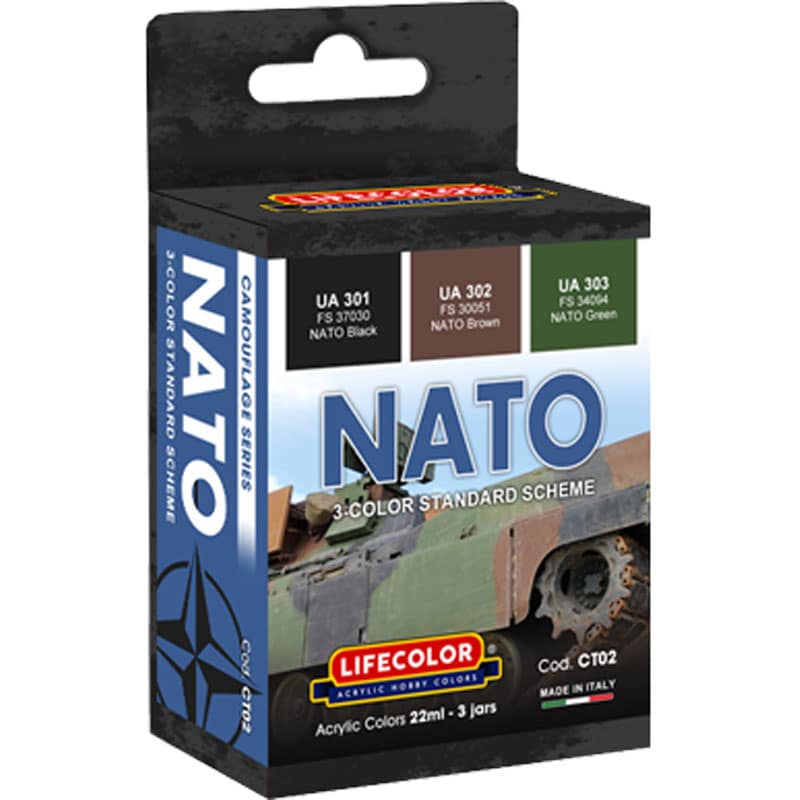 LifeColor NATO Camouflage Standard Scheme Set CT02