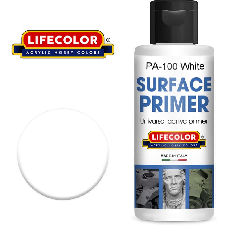 LifeColor Acrylic White Primer (100ml)