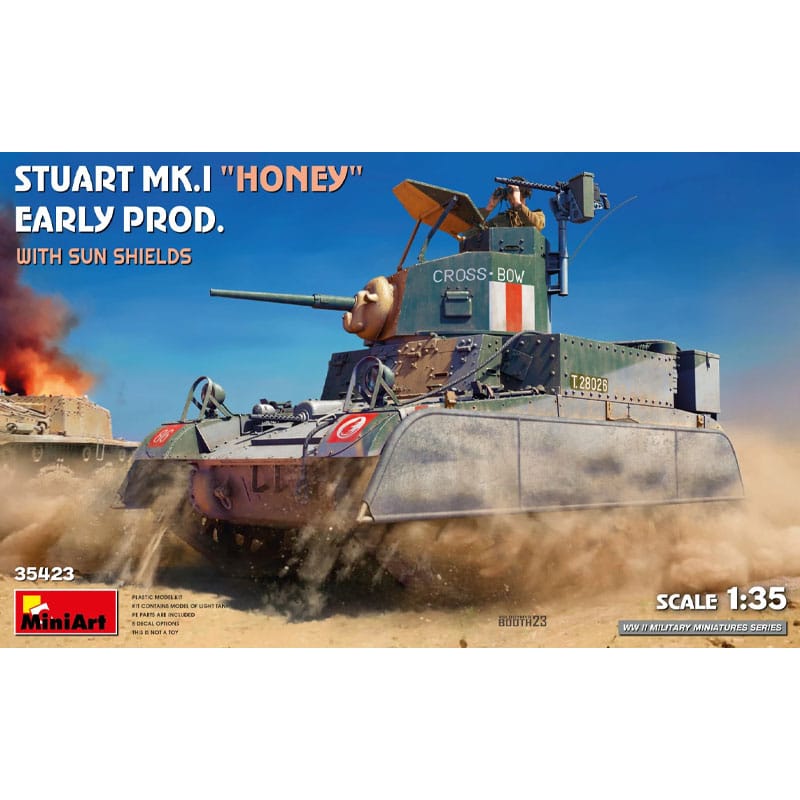 Miniart Stuart Mk.I "Honey" Early Production with Sun Shields (1/35) 35423