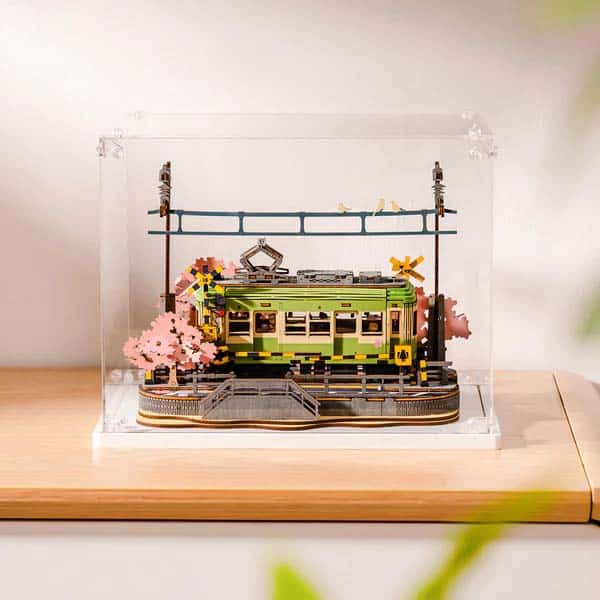 Small Display Box for TGS02 TGM02 and TG415 Robotime TGF01