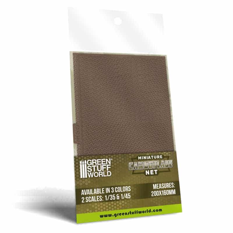 Green Stuff World - Miniature Camouflage Net Khaki (1/45)