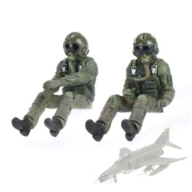 Zoukei-Mura Forward Facing Pilots Figure Set (1/48) SWS48-14-F02