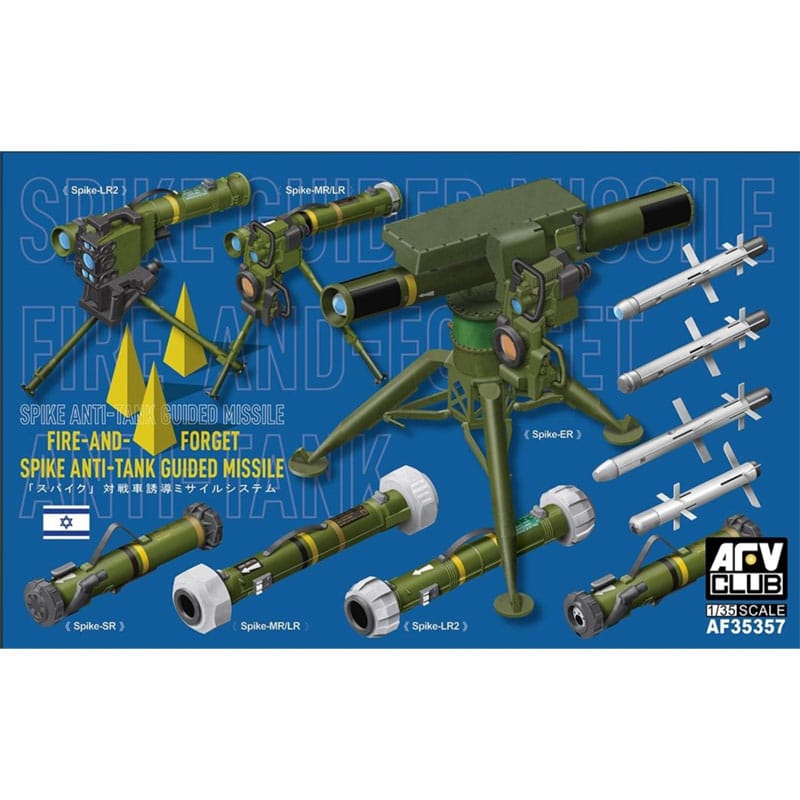 AFV Club Israeli Army Spike Fire-and-Forget Anti-Tank Guided Missile (1/35) AF35357