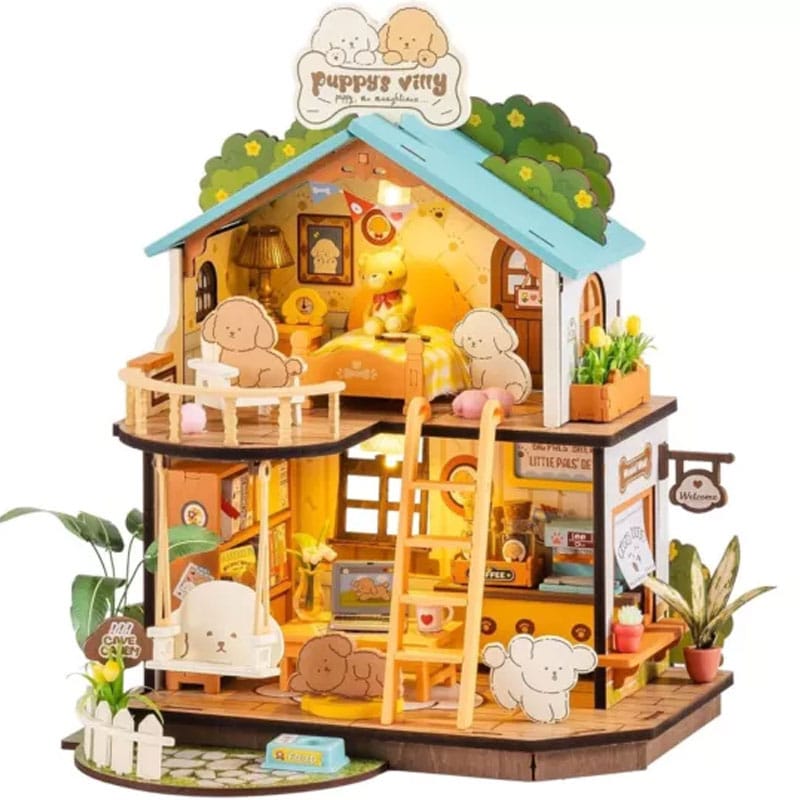 Puppy's Cozy Villa Robotime DG169