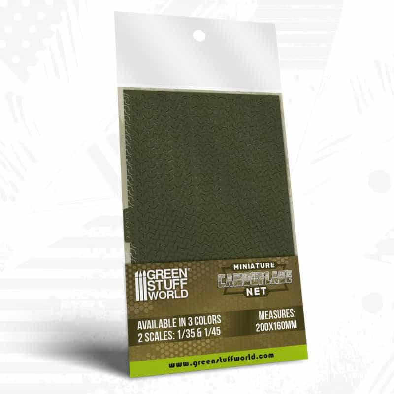 Green Stuff World - Miniature Camouflage Net Green (1/35)