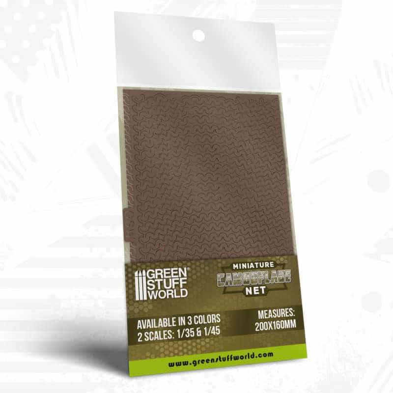 Green Stuff World - Miniature Camouflage Net Khaki (1/35)