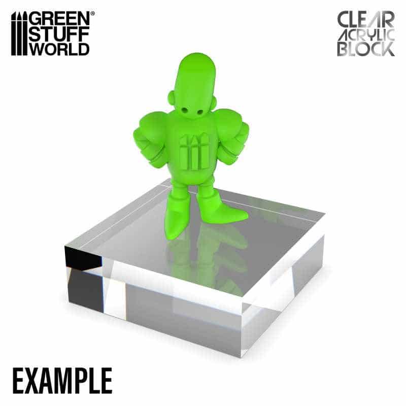 Green Stuff World - Acrylic Display Block (80x80x15mm)