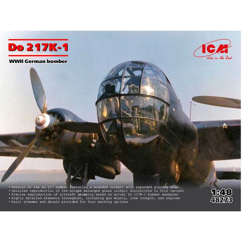 ICM Do 217K-1 WWII German Bomber (1/48) 48273