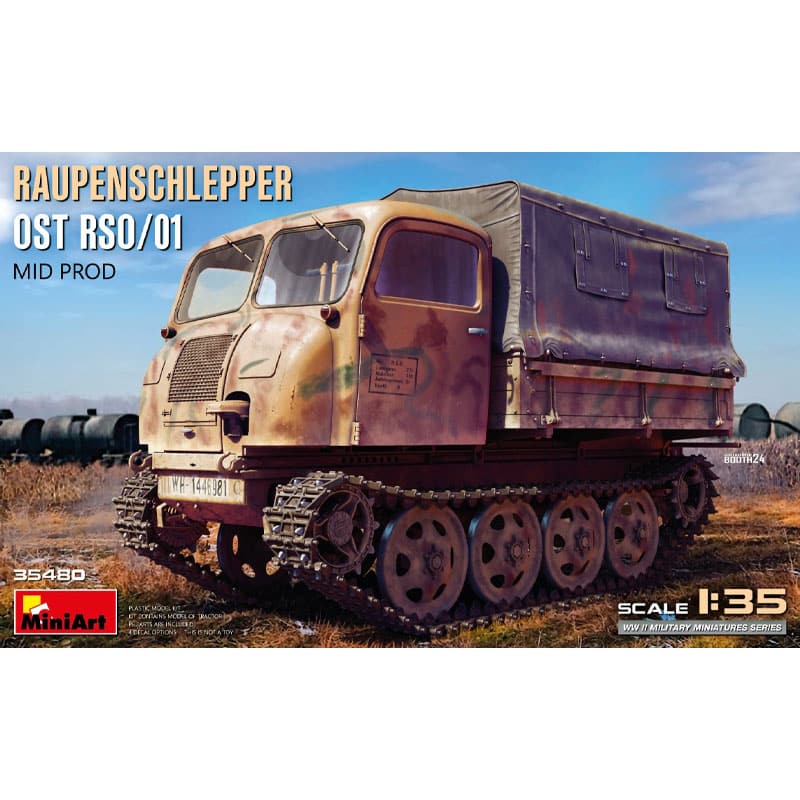 Miniart Raupenschlepper Ost RSO/01. Mid Prod (1/35) 35480
