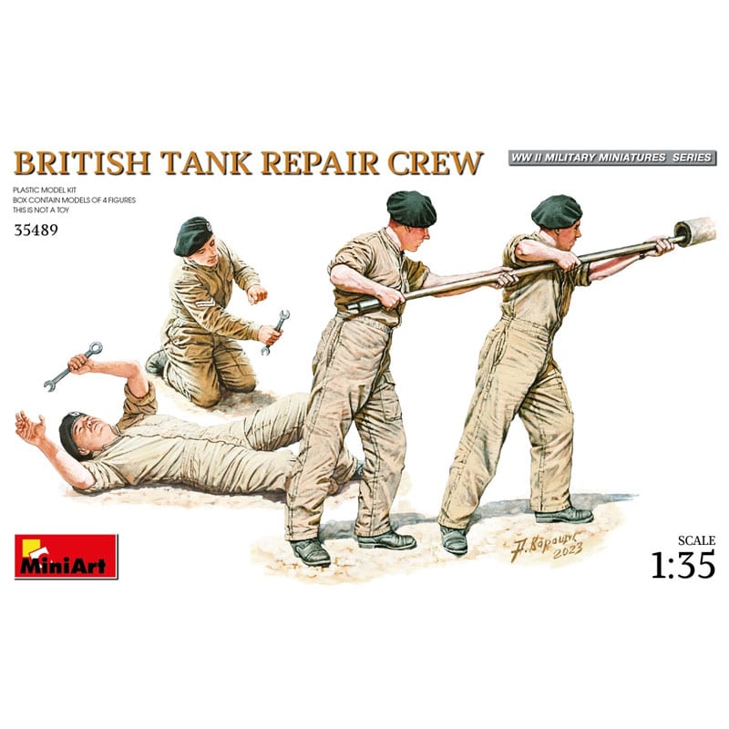 Miniart British Tank Repair Crew (1/35) 35489