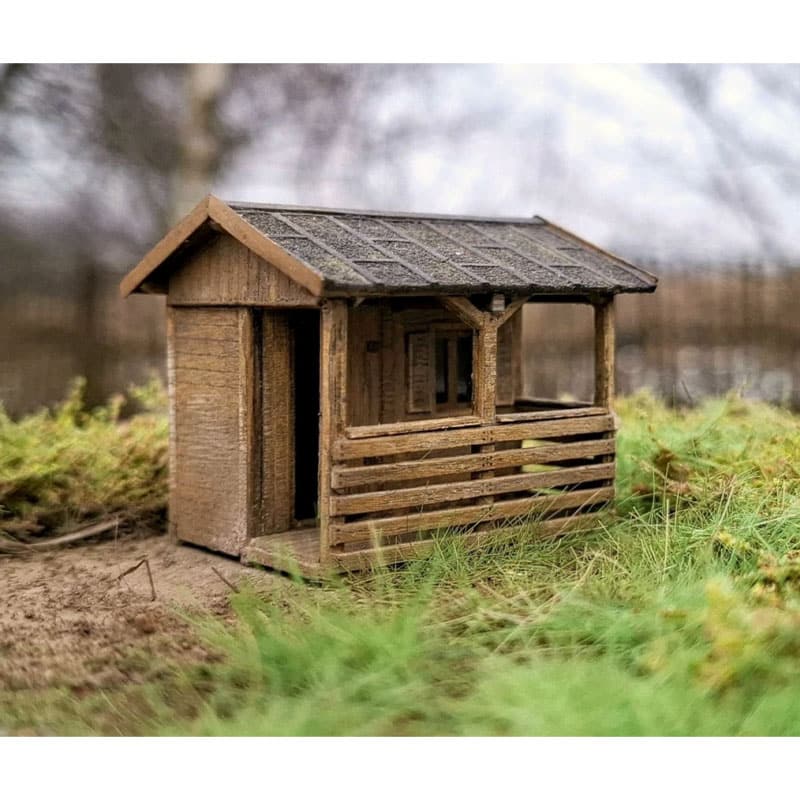 Model Scene Garden Shed (HO) 98536