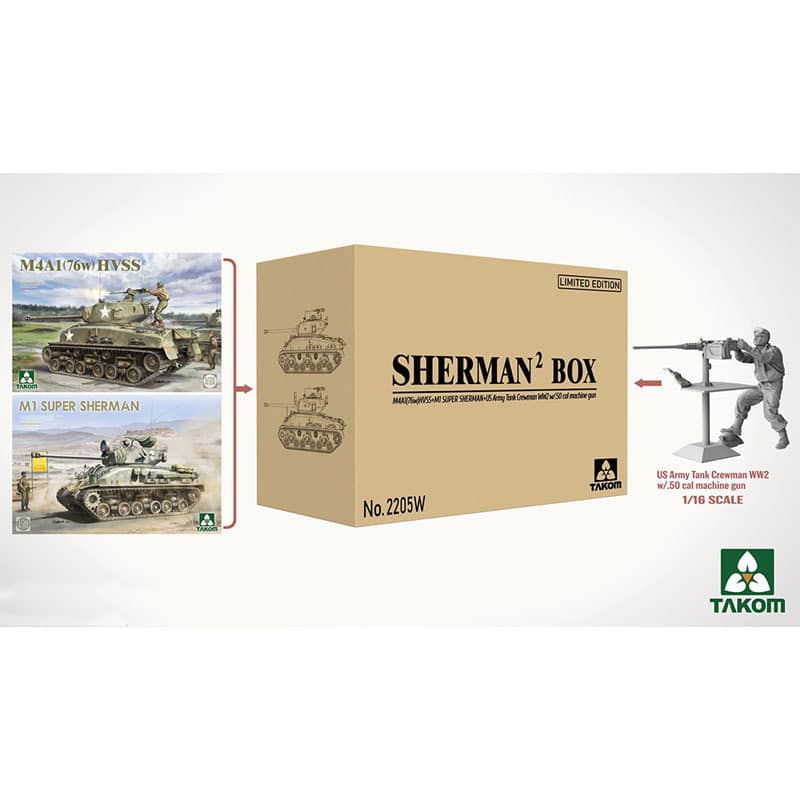 Takom Sherman “Big Box” Limited Edition (1/35) 02205W