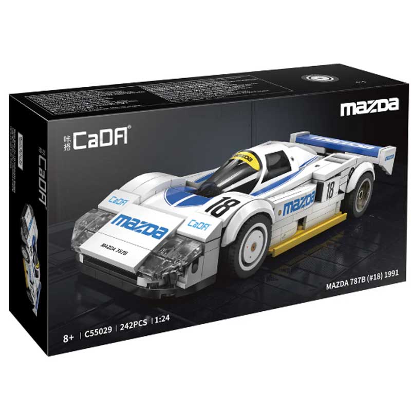 MAZDA 787B (#18) 1991 - 242 pcs CaDA Bricks C55029W *Damaged Box*