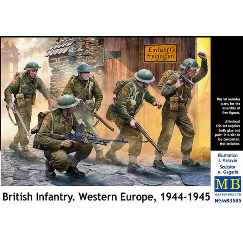 Master Box British Infantry Western Europe (1/35) MB3585 (Damaged MB-3585