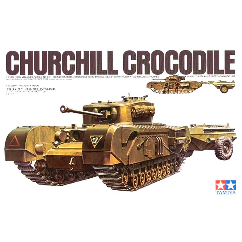 1/35 British Churchill Crocodile Tamiya 35100 *Damaged Box*