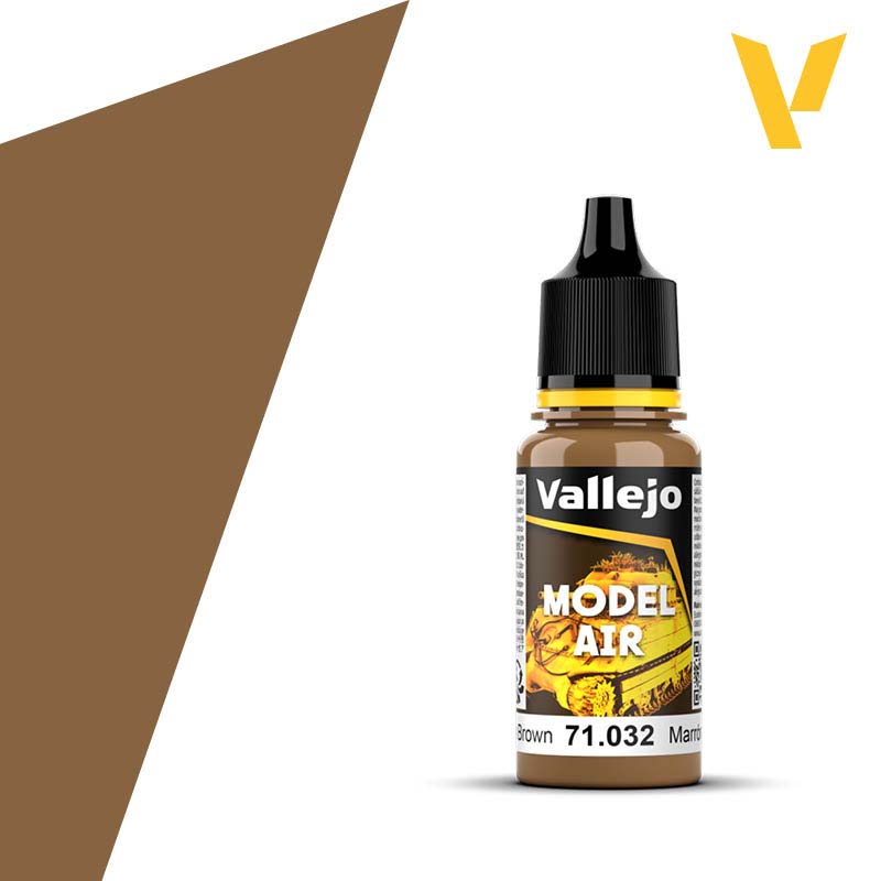 Vallejo Model Air - Golden Brown (18ml) 71.032