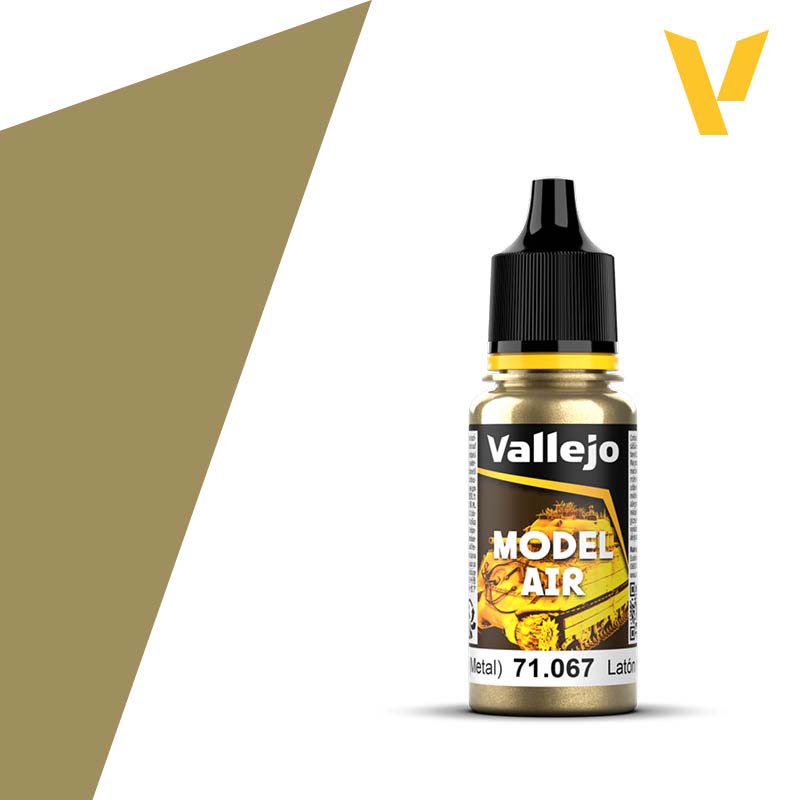Vallejo Model Air - Bright Brass (Metallic) (18ml) 71.067