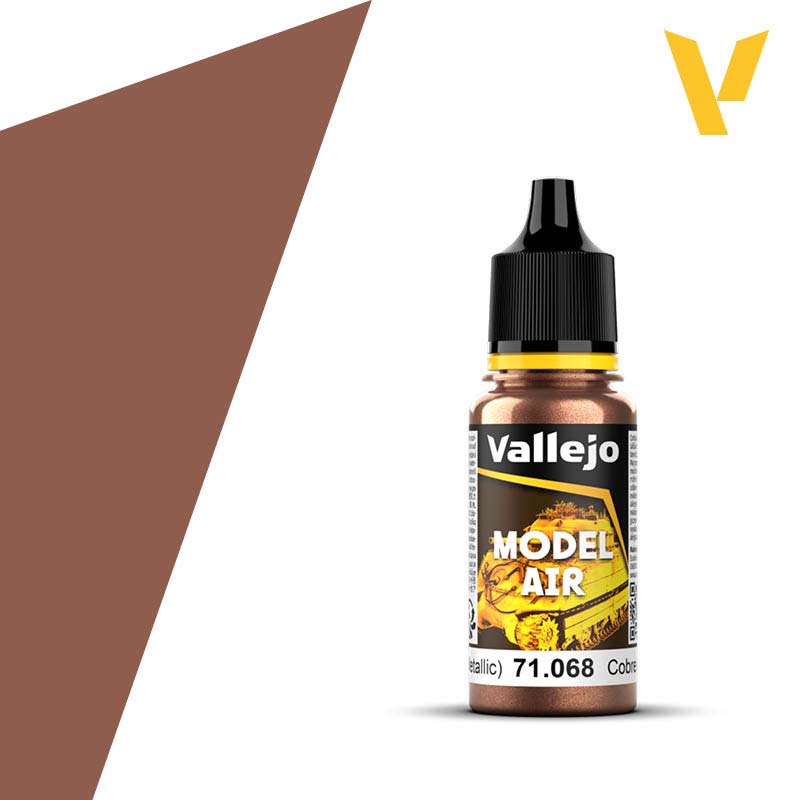 Vallejo Model Air - Copper (Metallic) (18ml) 71.068