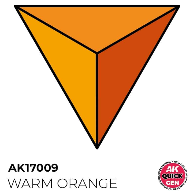 AK Interactive Quick Gen Paint - Warm Orange (18ml) AK17009