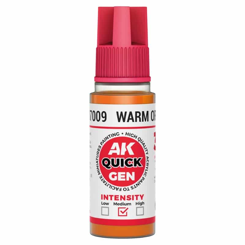 AK Interactive Quick Gen Paint - Warm Orange (18ml) AK17009