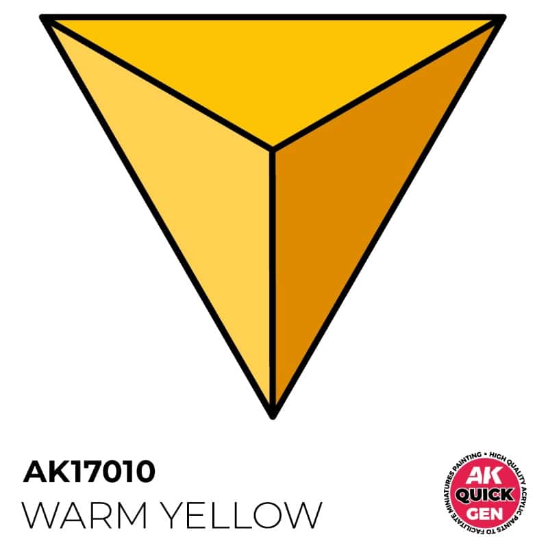 AK Interactive Quick Gen Paint - Warm Yellow (18ml) AK17010
