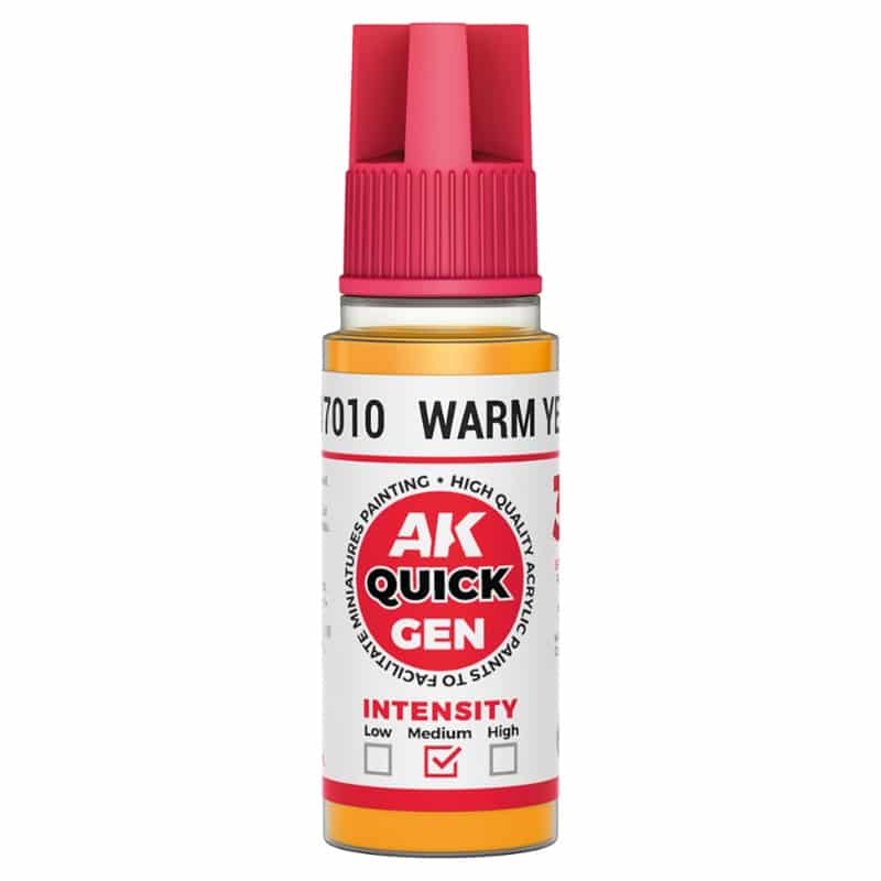 AK Interactive Quick Gen Paint - Warm Yellow (18ml) AK17010