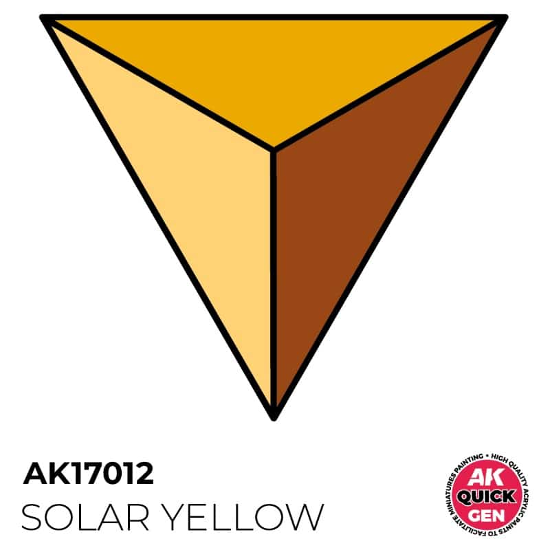 AK Interactive Quick Gen Paint - Solar Yellow (18ml) AK17012