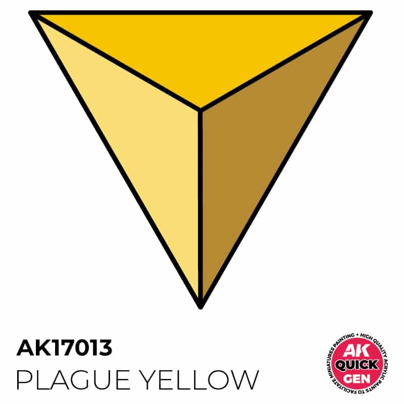 AK Interactive Quick Gen Paint - Plague Yellow (18ml) AK17013