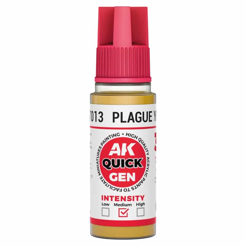 AK Interactive Quick Gen Paint - Plague Yellow (18ml) AK17013