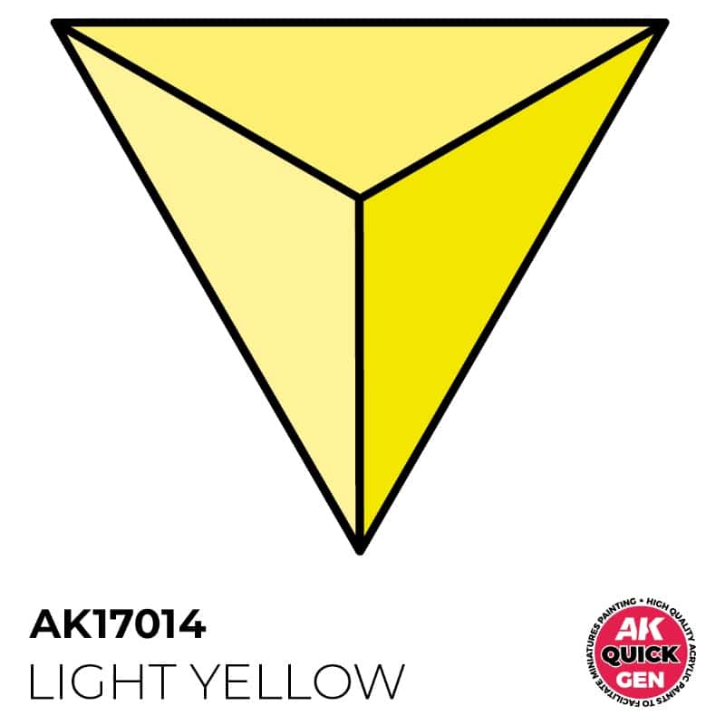 AK Interactive Quick Gen Paint - Light Yellow (18ml) AK17014